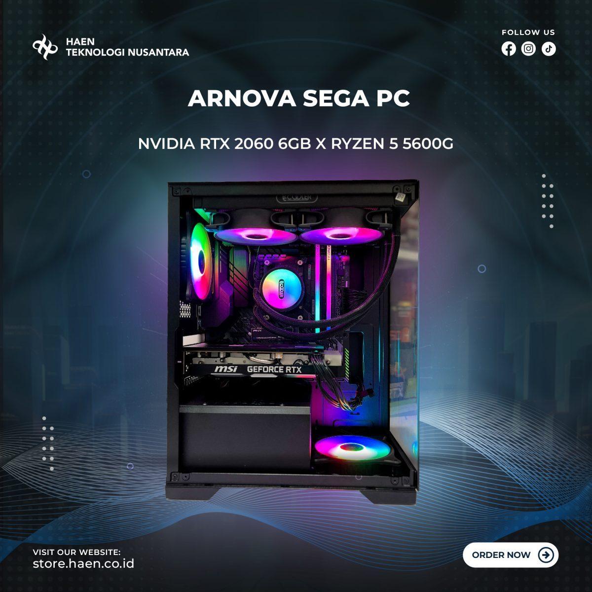 PC Gaming Ryzen 5 5600 RTX 2060 Arnova Sega - Image 1