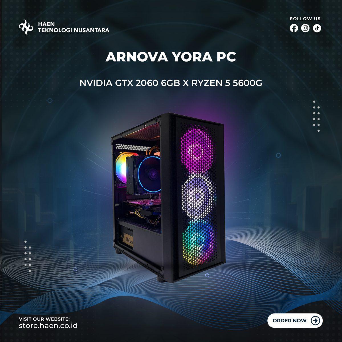 PC Arnova Yora Gaming Rakitan ryzen 5 5600g GTX 1060 B450 - Image 1
