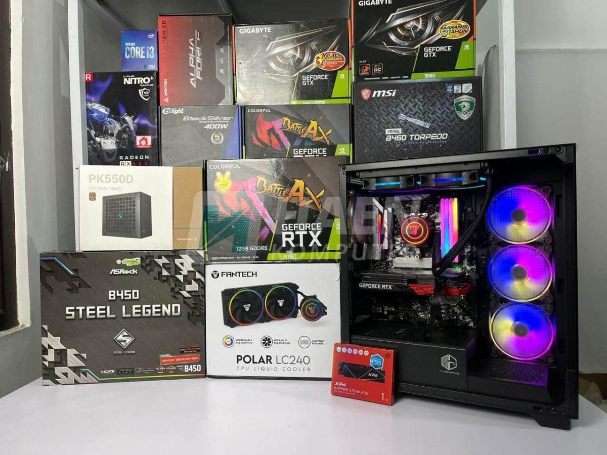 PC Rakitan Ryzen 5 5600 RTX 3060 12GB GDDR6 1TB NVME - Renvor Legend 36 - Image 5
