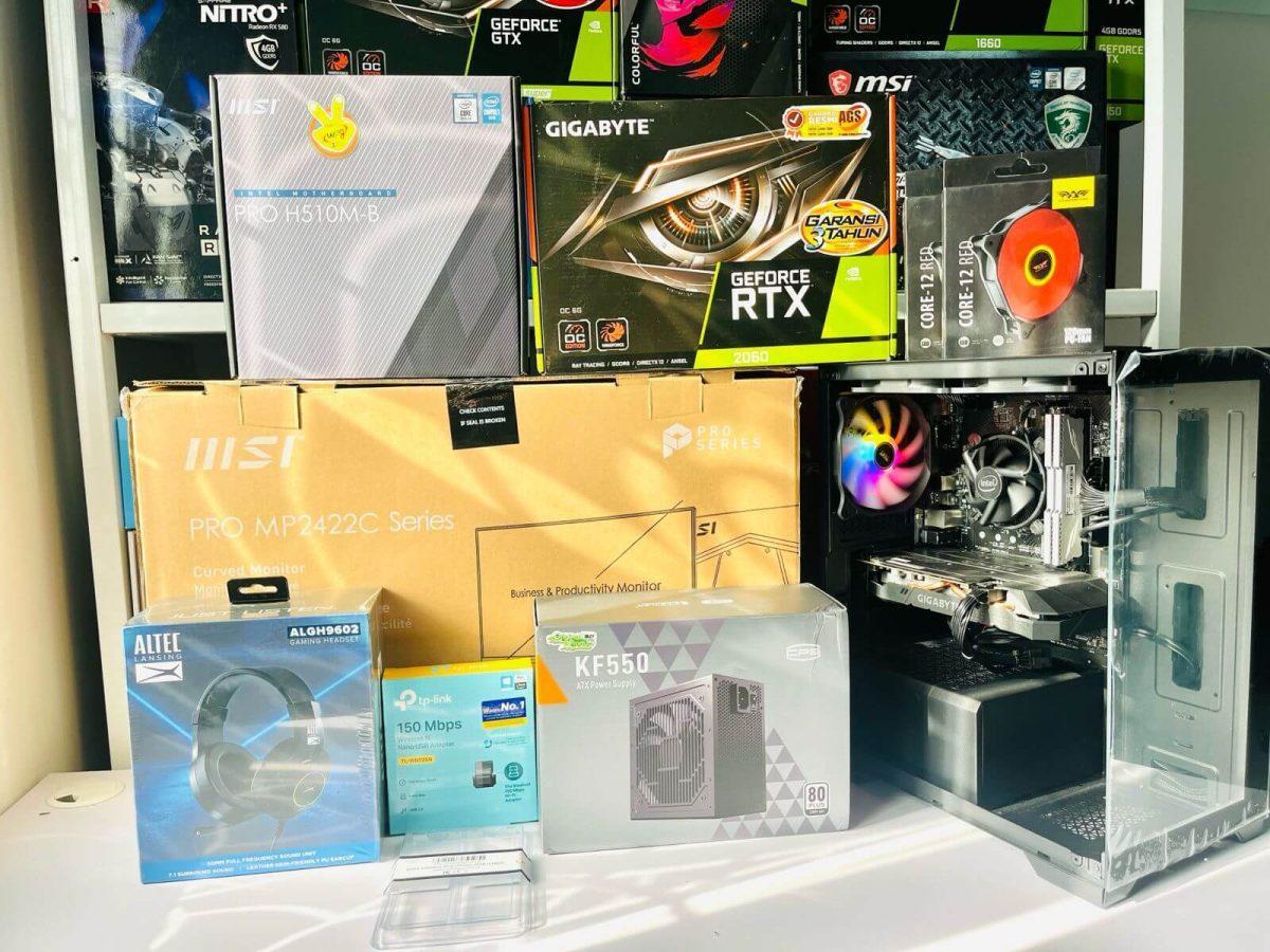 PC Rakitan Gaming Live Streaming Intel Core i5 10400F H510M 16GB RAM RTX 2060 6GB SSD 512GB - Image 8