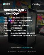 PC Rakitan Gaming Live Streaming Intel Core i5 10400F H510M 16GB RAM RTX 2060 6GB SSD 512GB - Image 2