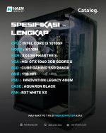 PC Rakitan Intel i3 10105F GTX 1060 3GB GDDR5 256GB SSD 8GB RAM - Aquaron V106 - Image 2