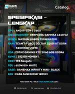 PC Rakitan Ryzen 5 5600 RTX 2060 6GB GDDR6 32GB RAM - Infinity Max 26 - Image 2