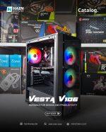 PC Rakitan Desain Vesta V106 Intel Core i3 10105F GTX 1060 8GB RAM 256GB NVME