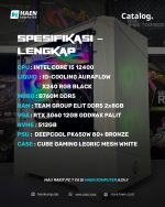PC Rakitan Intel i5 12400 B760M 16GB RAM DDR5 RTX 3060 - Leoric Challenger 360 - Image 2