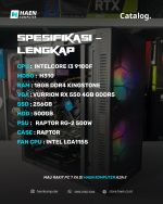 PC Rakitan Intel i3 9100F Radeon RX 550 256GB SSD - Image 2