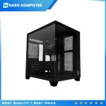 Case Cube Gaming Shafel M-ATX Computer Case – Black