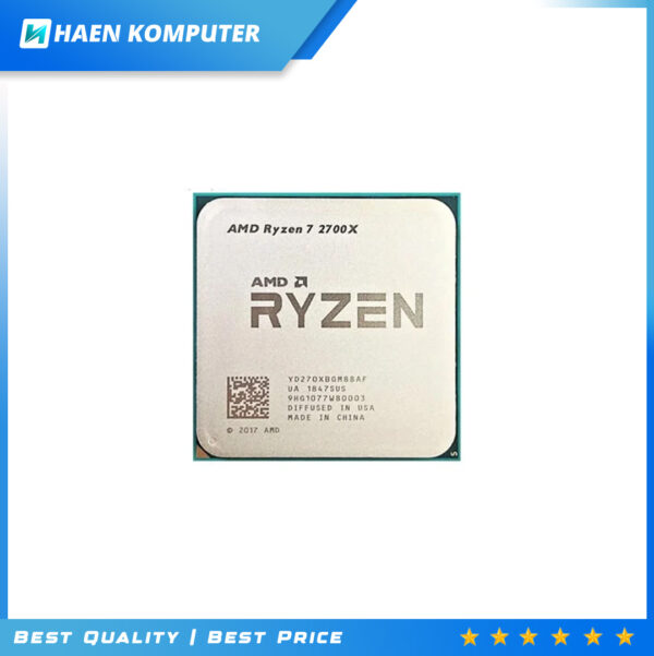 Ryzen 7 2700X Zen+ 8 Core 16 Thread 3.7GHz TDP 105W