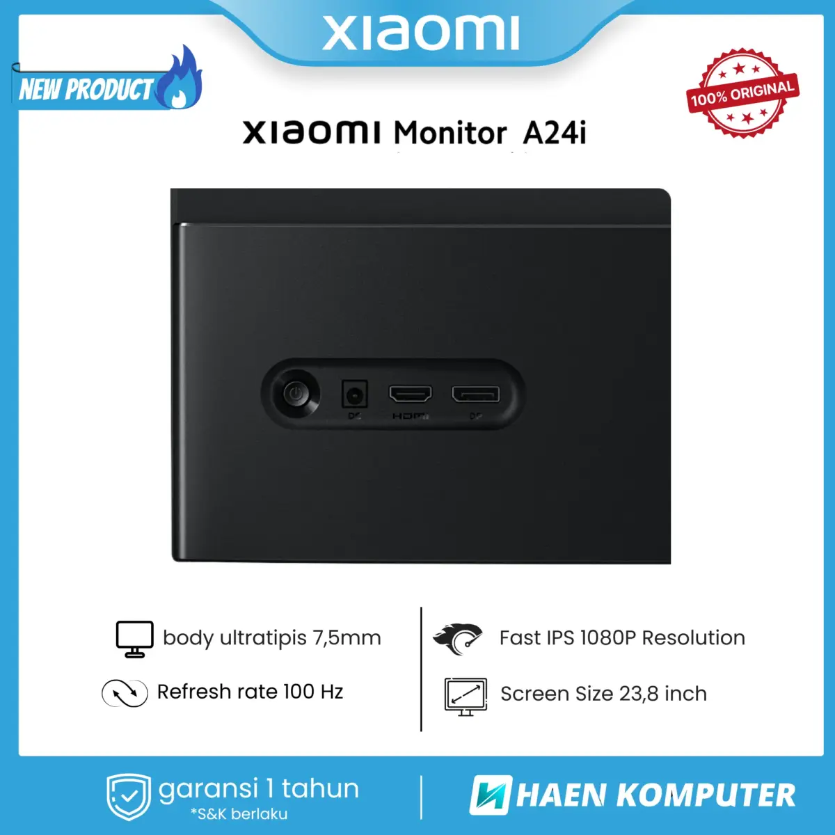 Monitor Xiaomi A24i 23,8 inch IPS FHD 100Hz - Image 3