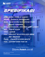 Rakitan Intel Core I3 12100F ASUS RTX 2060 DUAL 512 VGEN - Image 2