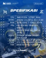 Rakitan PC AMD Ryzen 7 8700F |  RTX 5060 8G Ventus 2X OC |  1 TB Team Group MP44L Gen4x4 - Image 2
