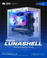 PC Gaming Intel i5-10400F + GTX 1650 4GB  NVMe 512GB & 16GB DDR4 White Case - LunaShell