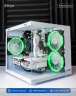 PC Rakitan Compact Intel i5 14400F | RTX 4060 8GB GDDR6 White Aesthetic - EIRLYS - Image 2
