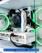 PC Rakitan Compact Intel i5 14400F | RTX 4060 8GB GDDR6 White Aesthetic - EIRLYS - Image 9