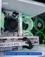 PC Rakitan Compact Intel i5 14400F | RTX 4060 8GB GDDR6 White Aesthetic - EIRLYS - Image 8