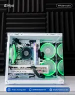 PC Rakitan Compact Intel i5 14400F | RTX 4060 8GB GDDR6 White Aesthetic - EIRLYS - Image 3