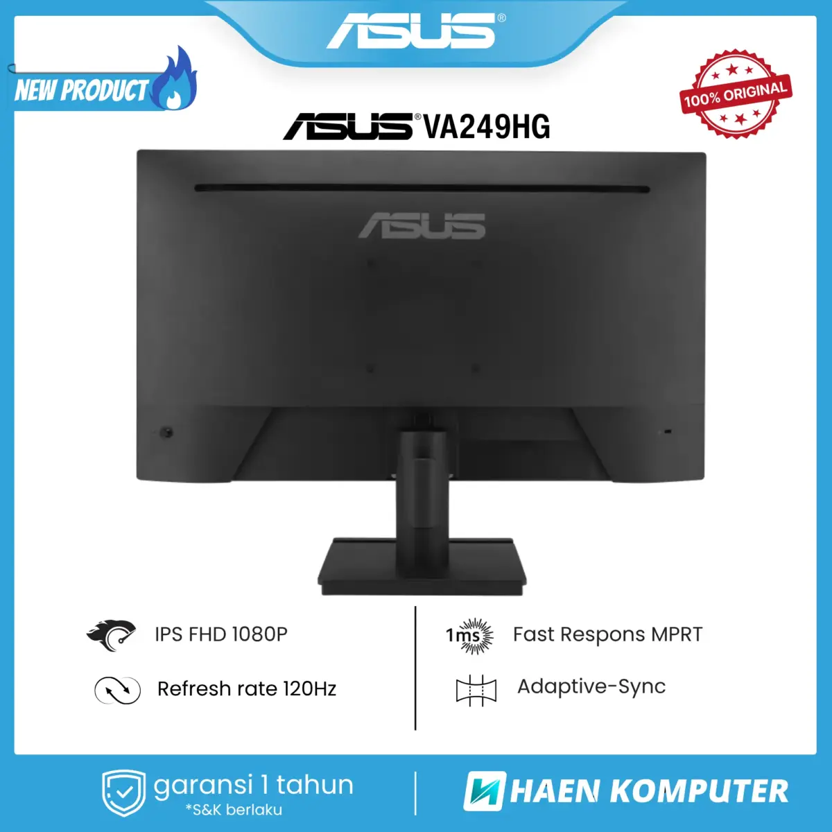 Monitor ASUS  VA249HG 24 Inch IPS FHD 120Hz - Image 4