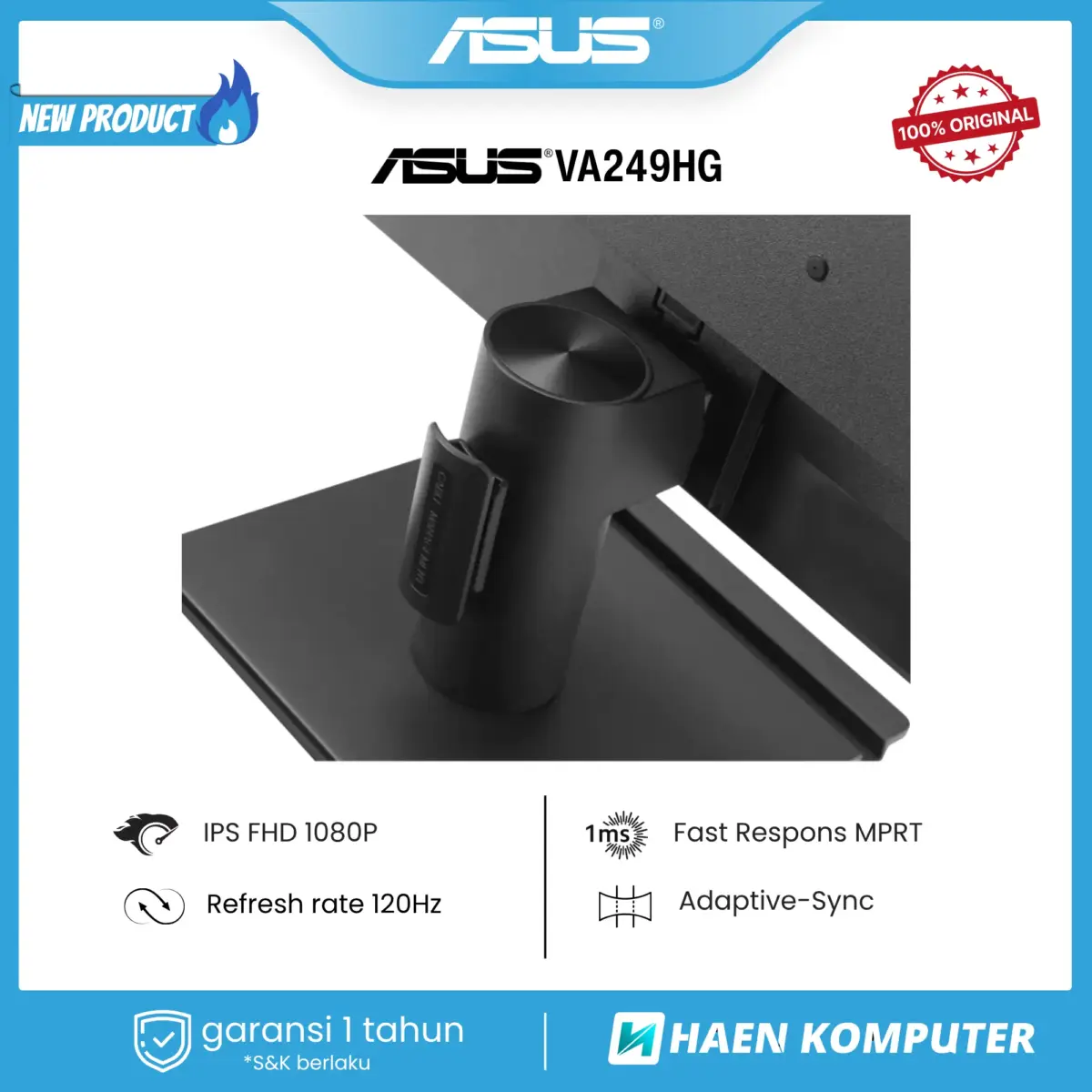 Monitor ASUS  VA249HG 24 Inch IPS FHD 120Hz - Image 3