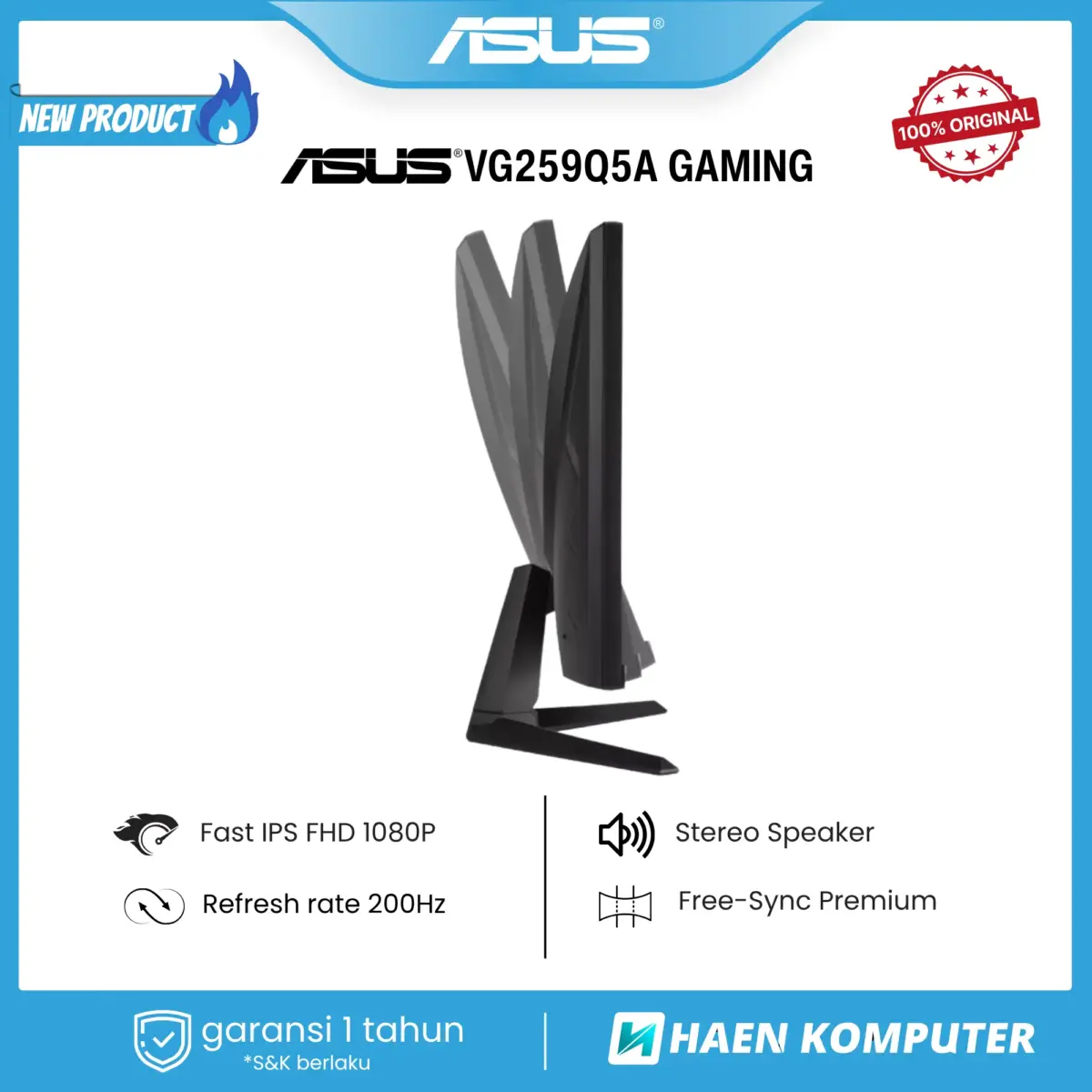 Monitor ASUS VG259Q5A GAMING 25 Inch IPS FHD 200Hz - Image 3