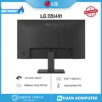 Monitor LG 22U401 22 Inch IPS FHD 100Hz AMD FreeSync - Image 2