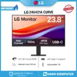 Monitor LG 24U421A CURVE 24 Inch VA FHD 100Hz USB-C