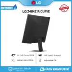 Monitor LG 24U421A CURVE 24 Inch VA FHD 100Hz USB-C - Image 3