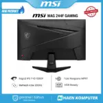 Monitor MSI MAG 244F GAMING 24 Inch RAPID IPS FHD 200Hz - Image 4