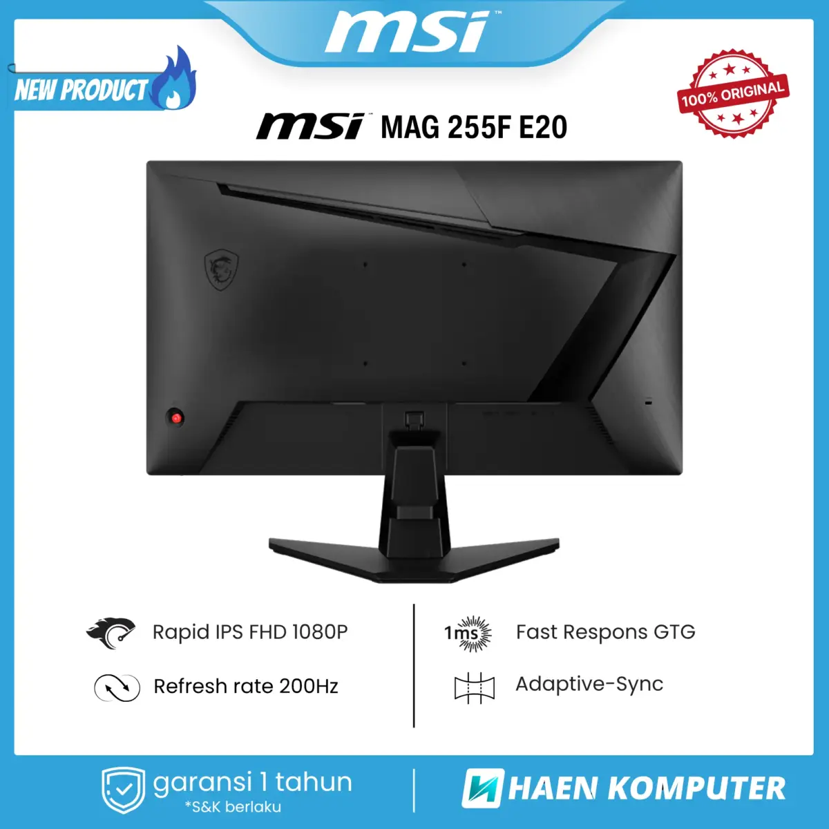 Monitor MSI MAG 255F E20 25 Inch IPS FHD 200Hz - Image 4