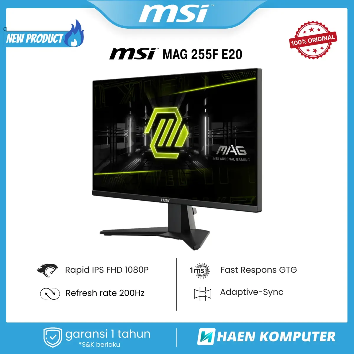 Monitor MSI MAG 255F E20 25 Inch IPS FHD 200Hz - Image 2