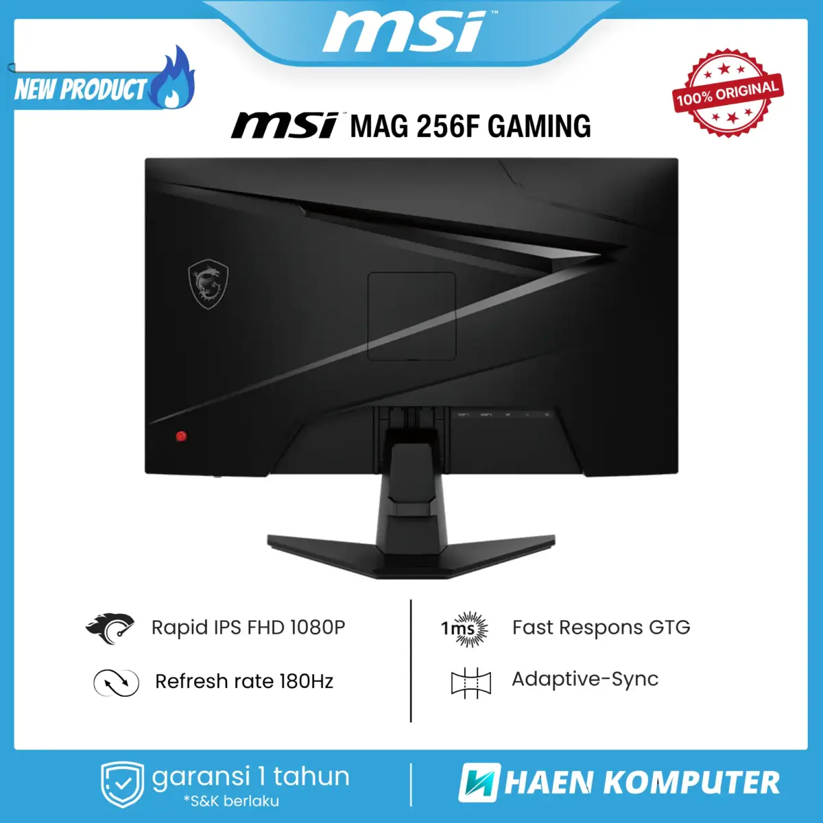 Monitor MSI MAG 256F GAMING 25 Inch IPS FHD 180Hz - Image 3