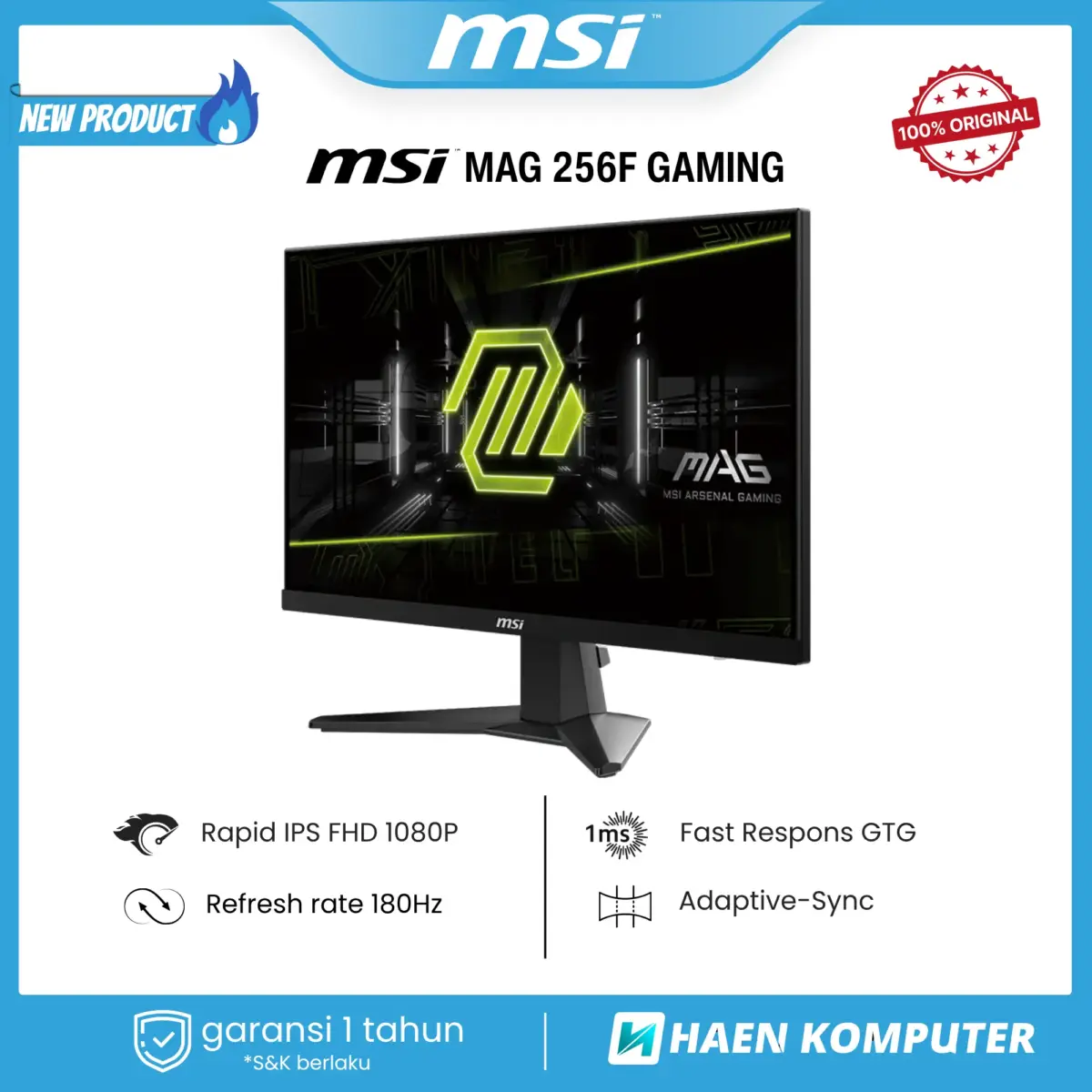 Monitor MSI MAG 256F GAMING 25 Inch IPS FHD 180Hz - Image 2