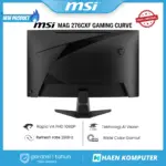 Monitor MSI MAG 276CXF GAMING CURVE 27 Inch VA FHD 280Hz - Image 2