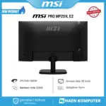 Monitor MSI PRO MP251L E2 24.5 Inch IPS FHD 120Hz - Image 3