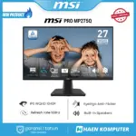 Monitor MSI PRO MP275Q 27 Inch IPS WQHD 100Hz SPEAKER