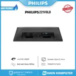 Monitor Philips 221V8LB 22 Inch VA FHD 100Hz - Image 5