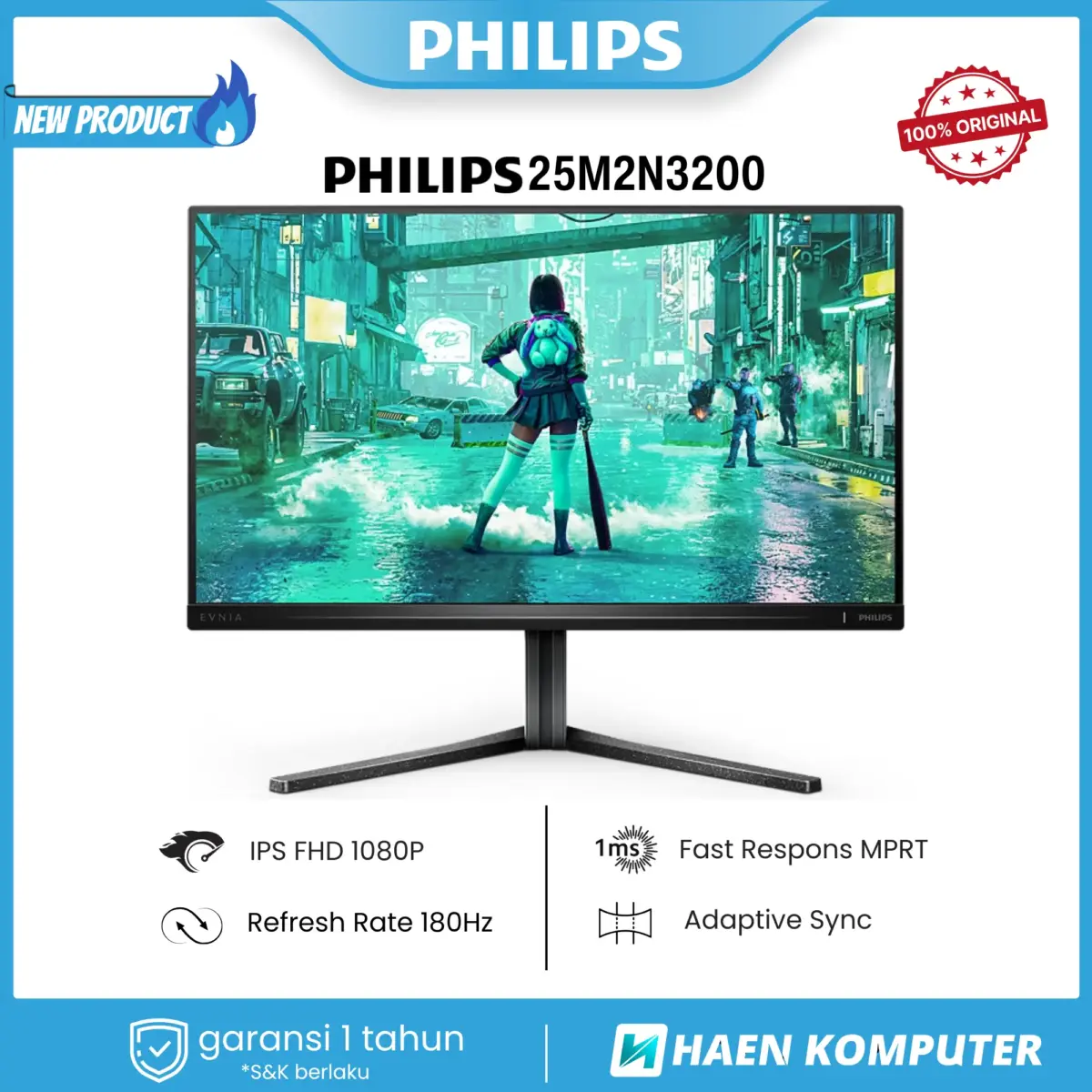 Monitor Philips 25M2N3200 25 Inch IPS FHD 180Hz - Image 3