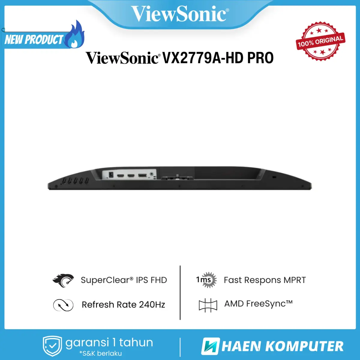 Monitor ViewSonic VX2779A-HD PRO 27 InchIPS FHD 240Hz - Image 7