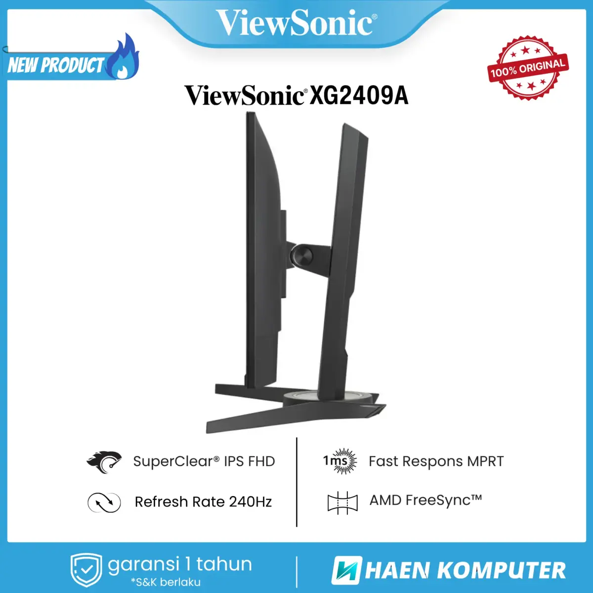 Monitor ViewSonic XG2409A 24 Inch IPS FHD 240Hz - Image 7