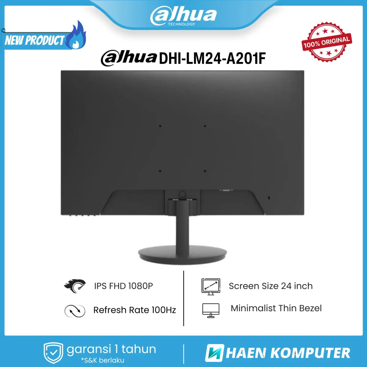 MONITOR DAHUA DHI-LM24-A201F 24 INCH IPS FHD 100HZ - Image 4