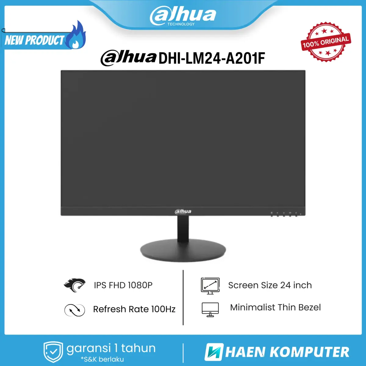 MONITOR DAHUA DHI-LM24-A201F 24 INCH IPS FHD 100HZ - Image 3