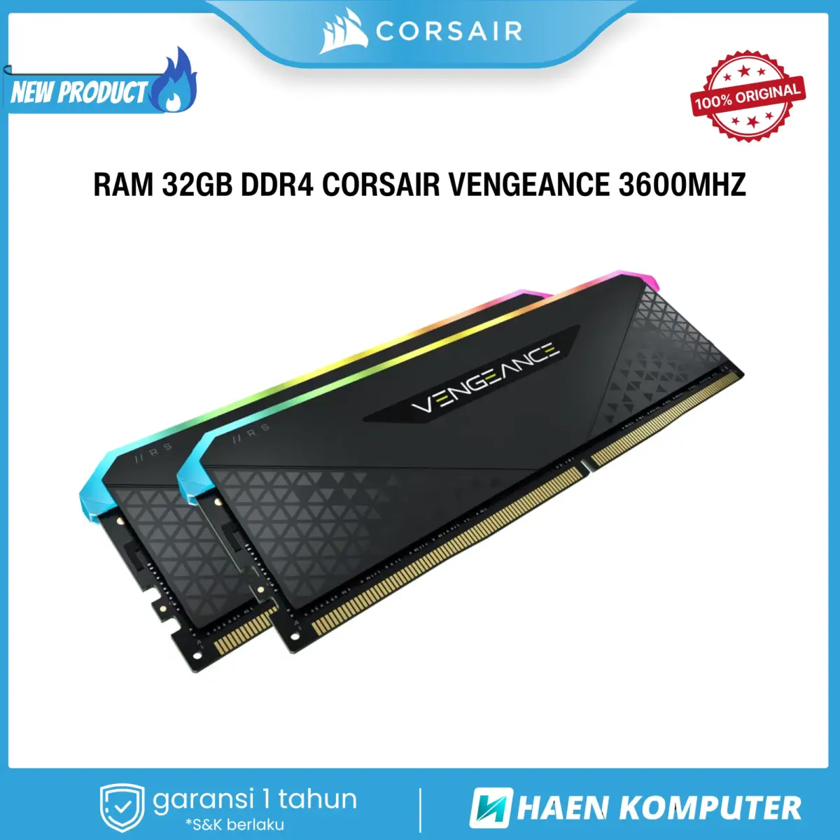 RAM 32GB DDR4 3600MHZ CORSAIR VENGEANCE - Image 3