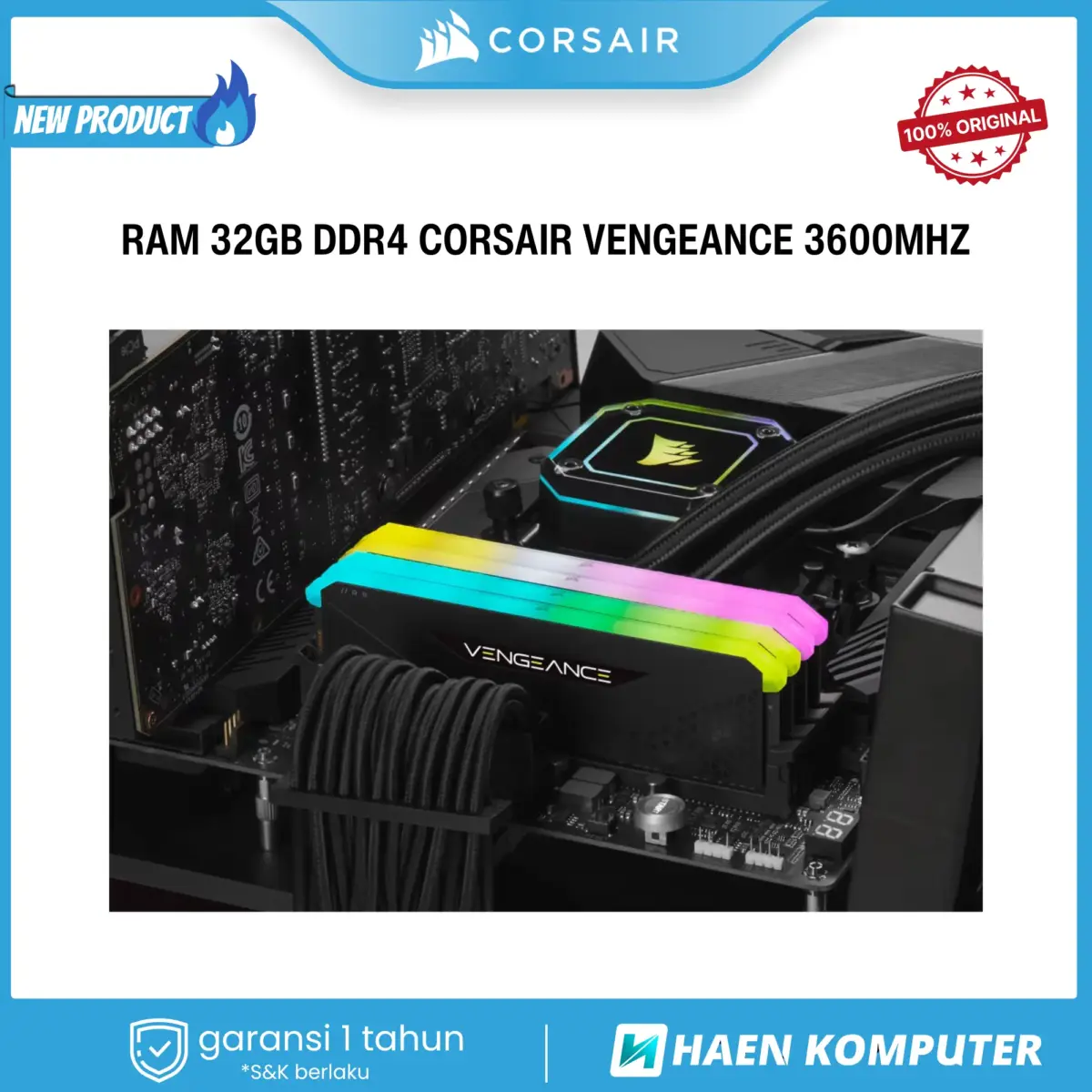 RAM 32GB DDR4 3600MHZ CORSAIR VENGEANCE - Image 2