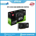 VGA RTX 3050 6GB GDDR6 14GBPS 96BIT VENTUS